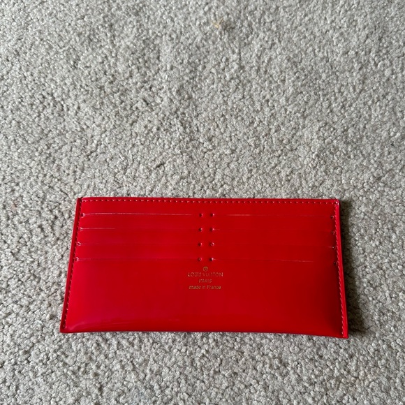 LOUIS VUITTON red wallet - Picture 1 of 4